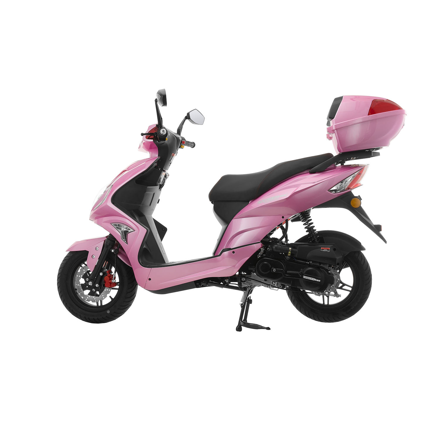 pink 50cc motorbike